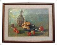 Dipinto ad olio \"natura morta\" - Walter Morselli