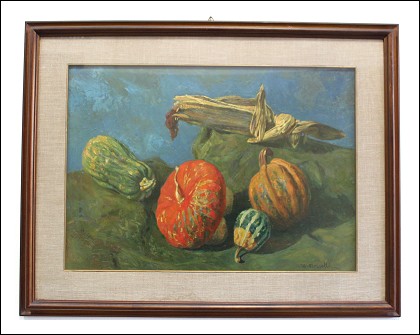 Dipinto ad olio \"natura morta\" - Walter Morselli