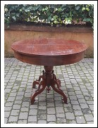 Tavolo tondo allungabile dell\’800
