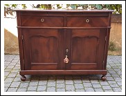 Credenza servante antica austriaca dell\’800 in noce e ciliegio