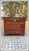 Comò cassettone emiliano antico Luigi Filippo cappuccino