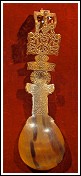 Indonesian Tribal Art - Horn spoon, Timor Island, Indonesia.