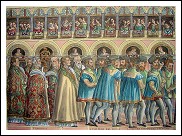 Processione del Doge nella Domenica delle Palme. F. Ongania. Venezia.
