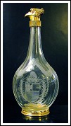 Grande Versatoio in Vetro di Murano con Testa dAquila in Bronzo dorato. 1932