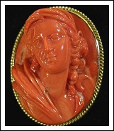 Corallo di Sciacca. CONDIZIONI ORIGINALI. Prima della stuccatura. Mm. 46 x 37 x 18. Gr. 29,84. 