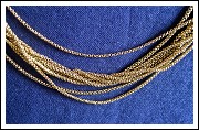 Autentico oro MANIN a 22 Kt, del 700. Catene 69 cm. gr. 7,53 luna-